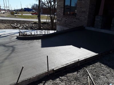 Broom Finish Driveway