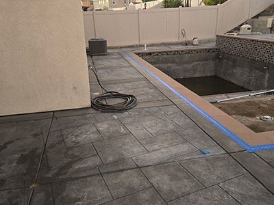 Decorative Concrete Patio