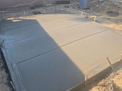 Finished Concrete Slab Foundation