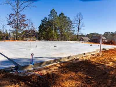 Finished Concrete Slab Foundation