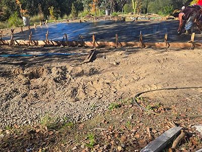 Poured Concrete Slab Foundation