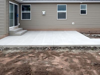 Residential Concrete Patio Slab