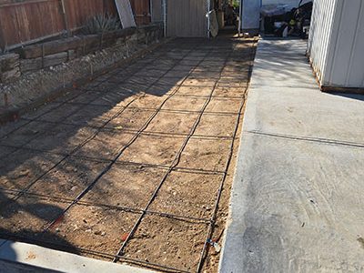 Residential Driveway Extension Preparation