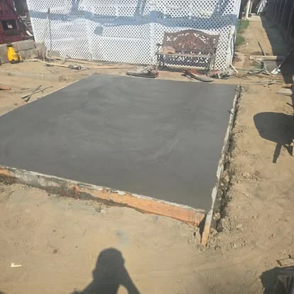 Slab yard shadow